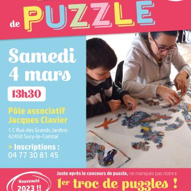 Centre social : concours de puzzle