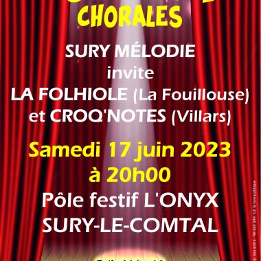 Concert chorales : Sury mélodie invite